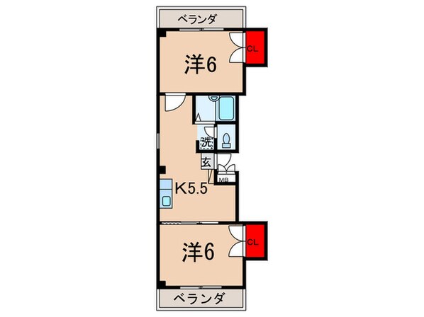 脇坂ビルの物件間取画像